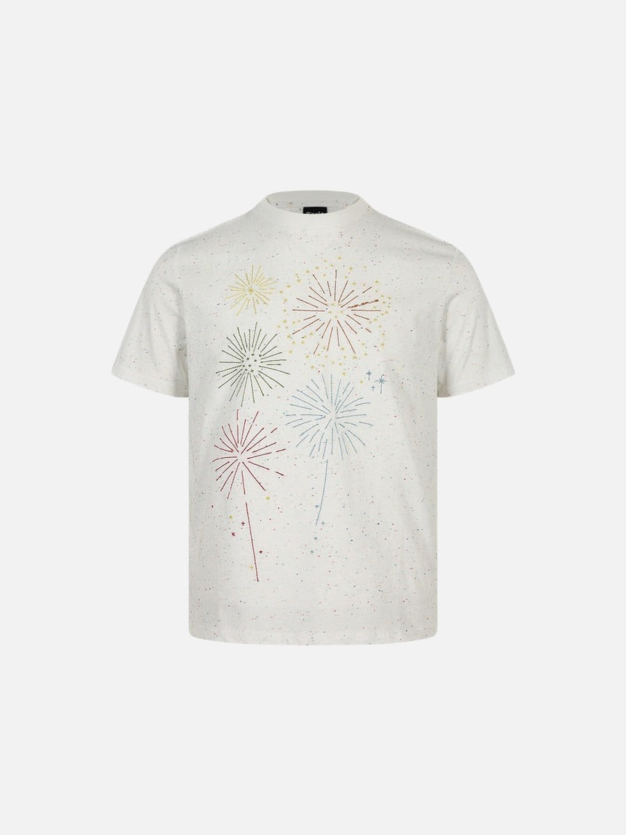 Camiseta de manga corta Fuegos Artificiales Salpicados