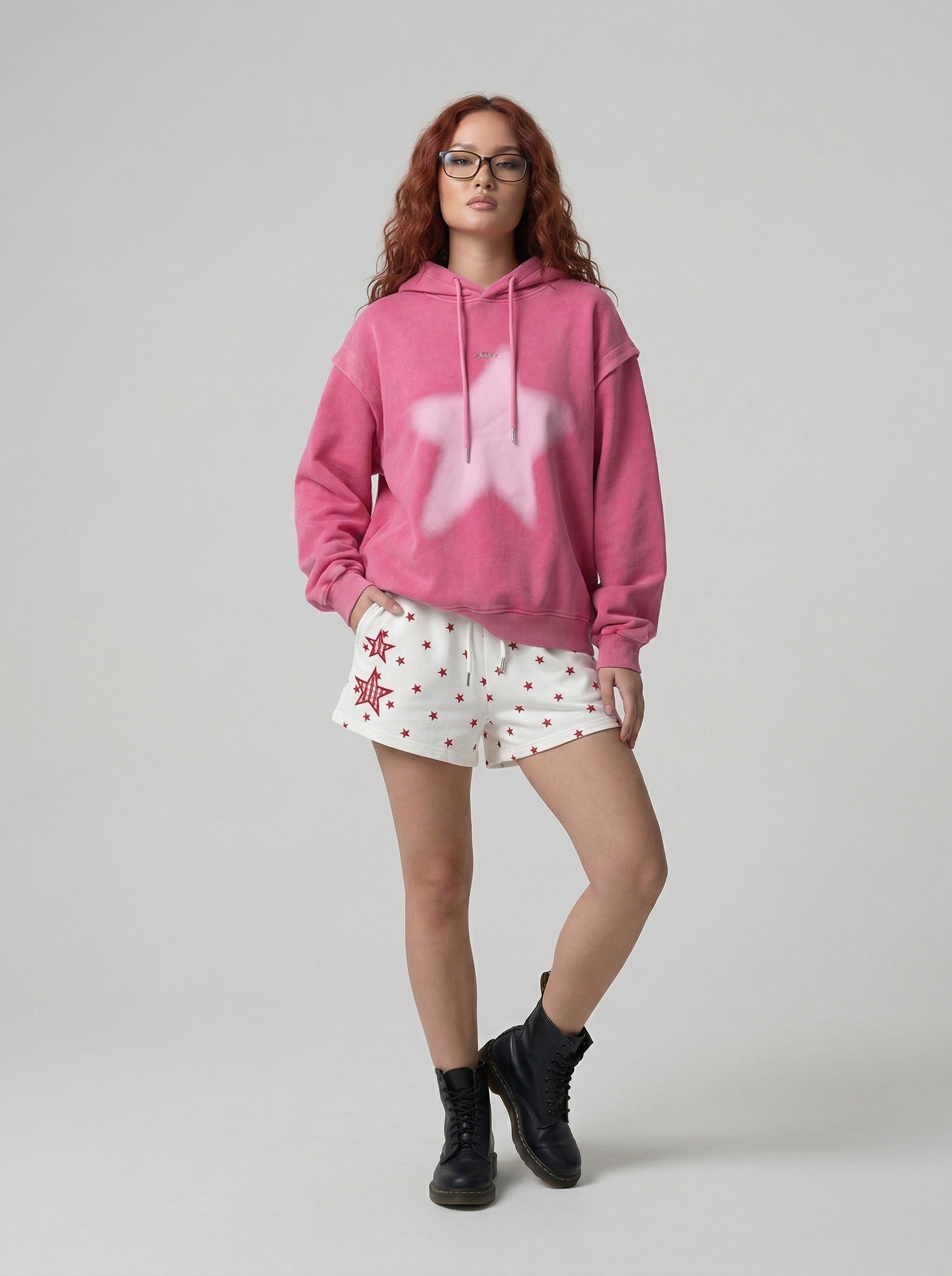 Star-Studded Casual Shorts for Women