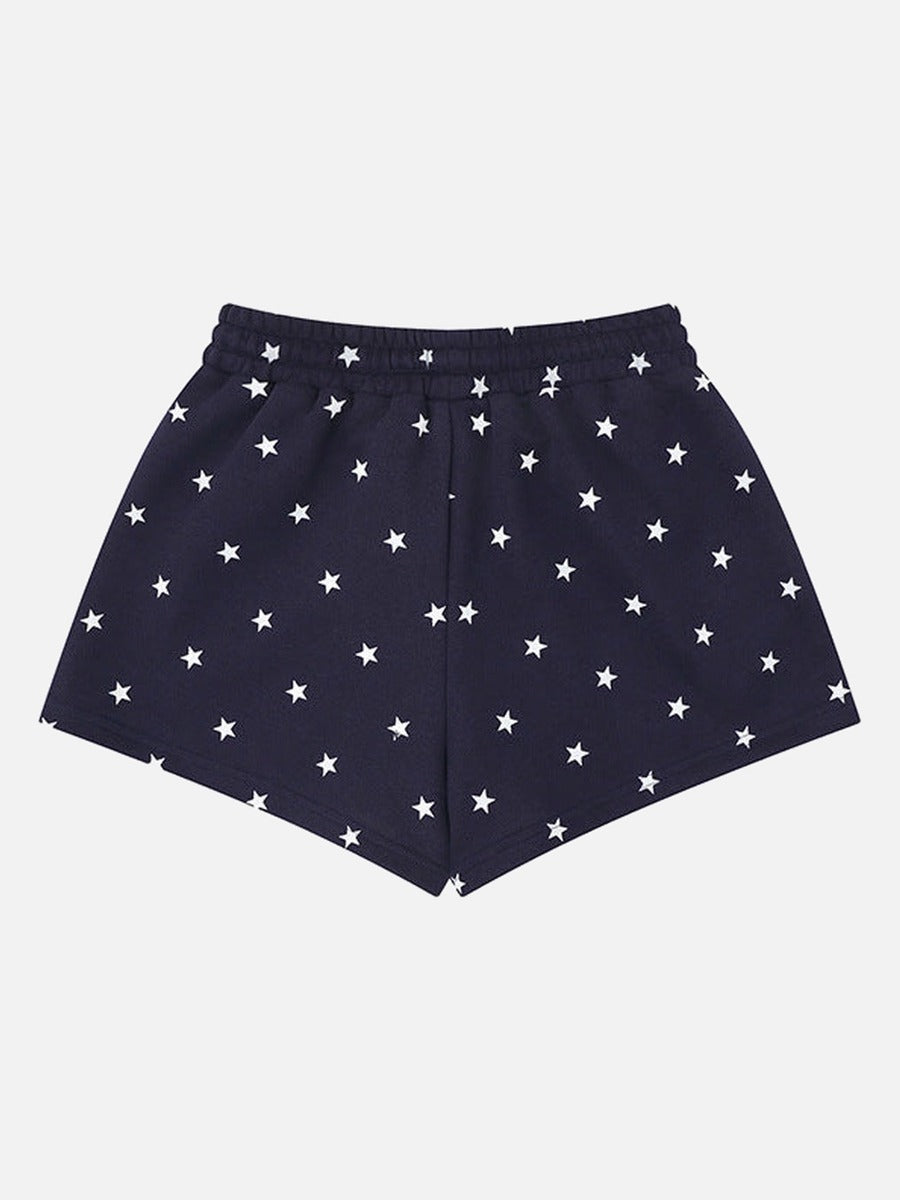 Star-Studded Casual Shorts for Women