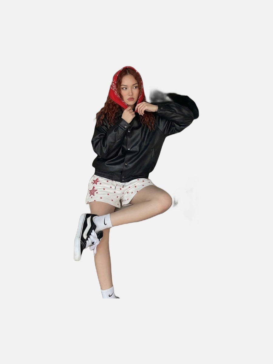Star-Studded Casual Shorts for Women