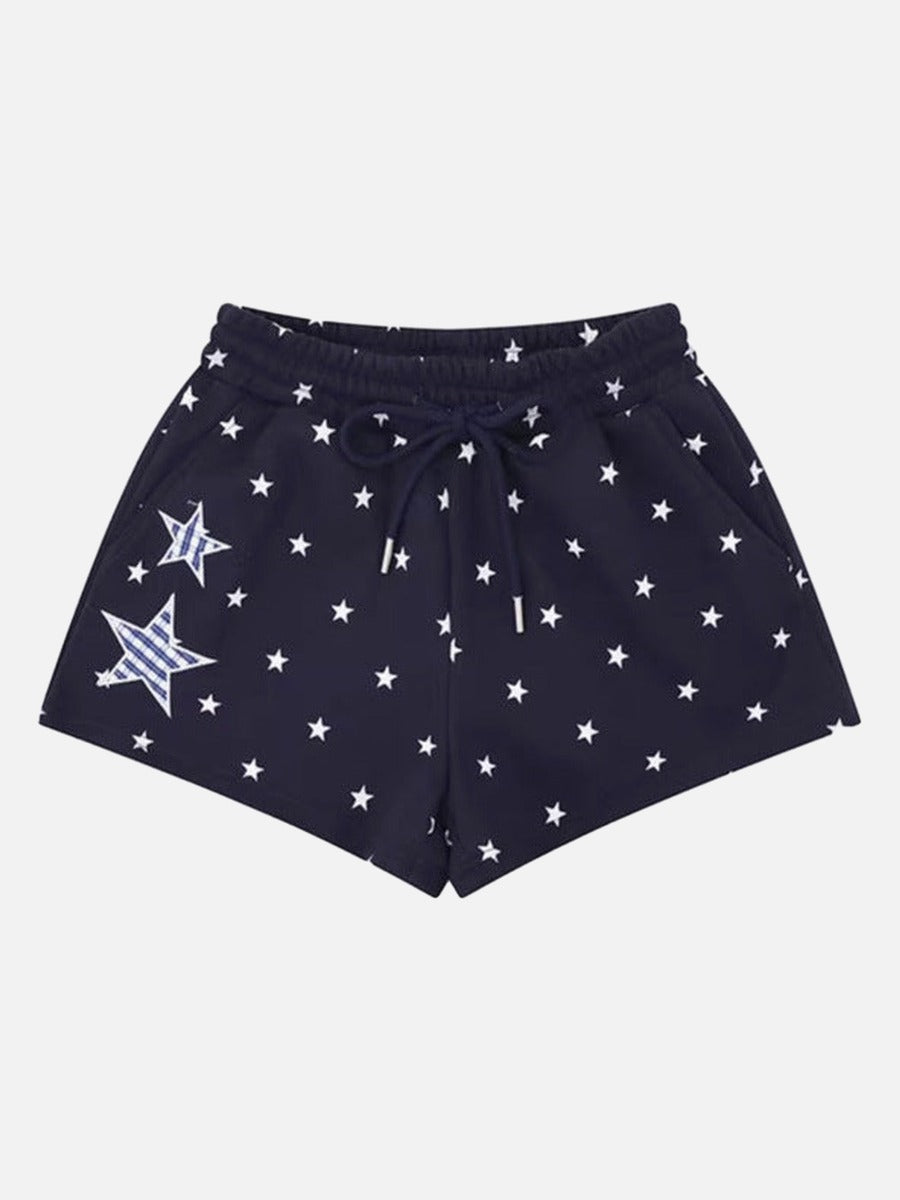 Star-Studded Casual Shorts for Women