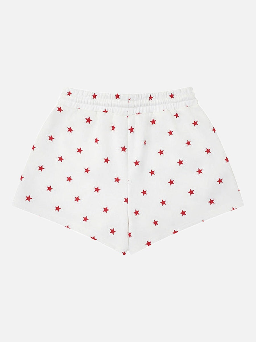 Star-Studded Casual Shorts for Women
