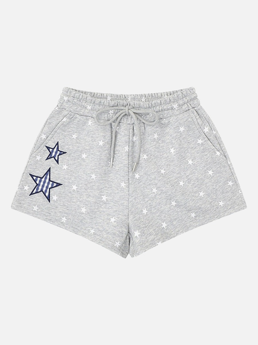 Star-Studded Casual Shorts for Women