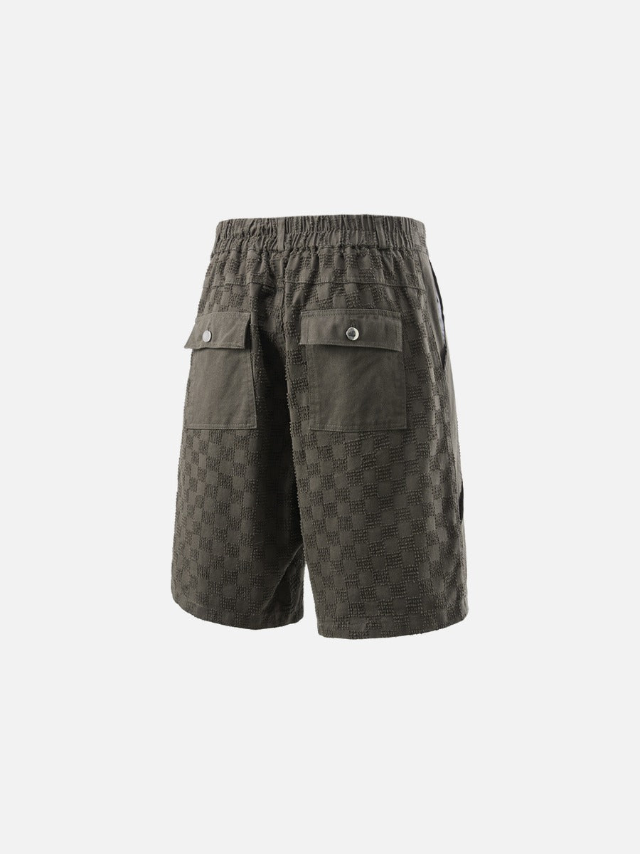 Textured Cargo Shorts for Street Style