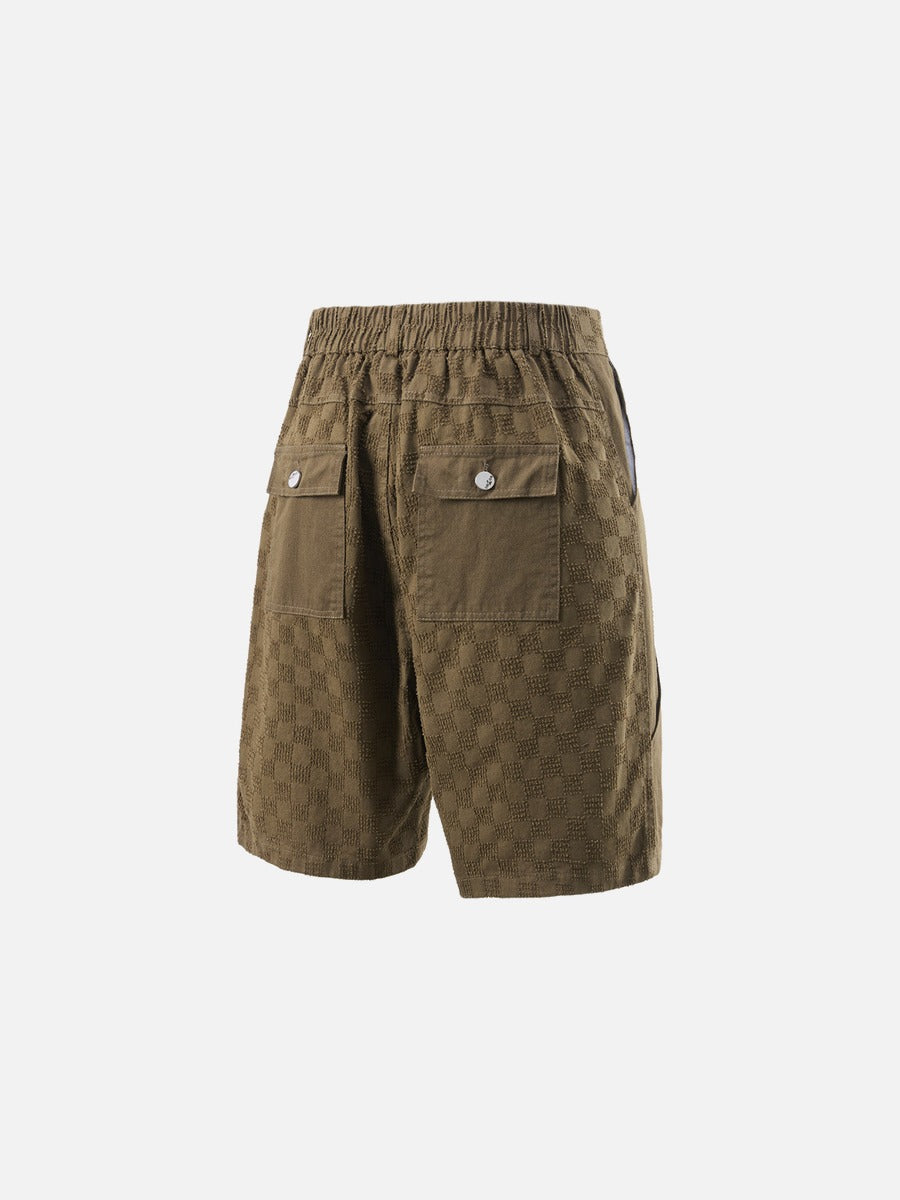 Textured Cargo Shorts for Street Style