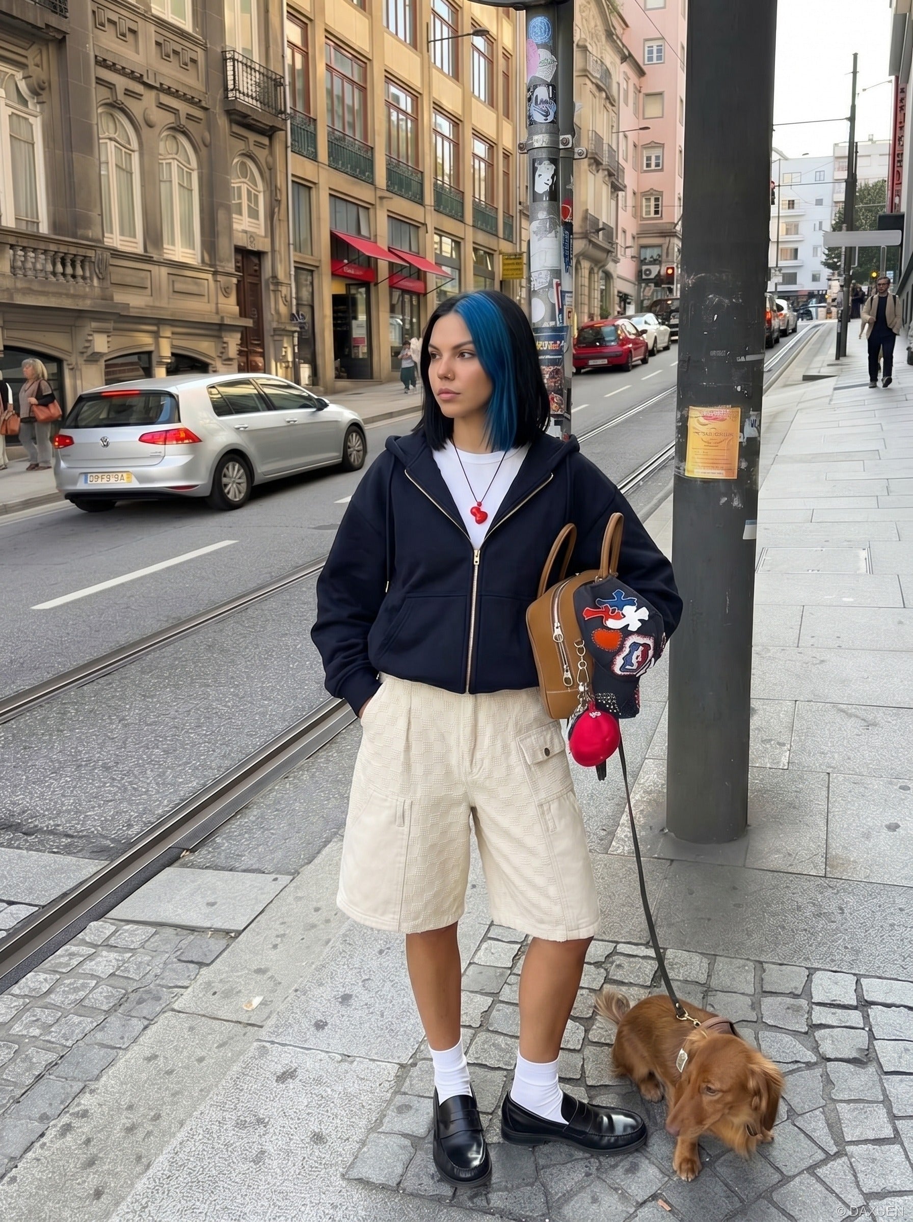 Textured Cargo Shorts for Street Style