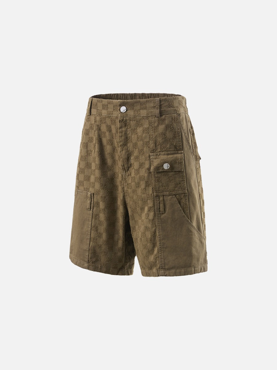 Textured Cargo Shorts for Street Style