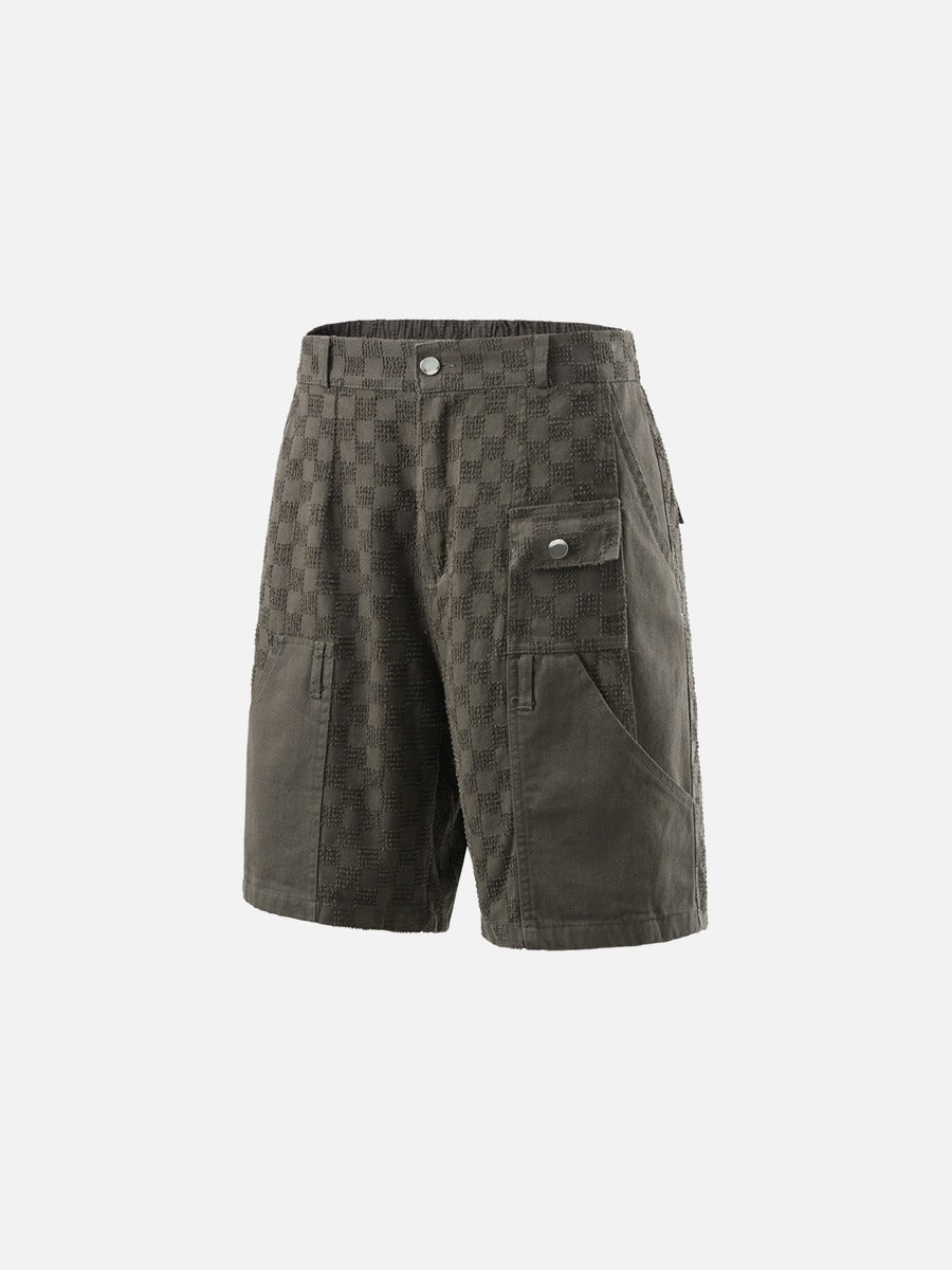 Textured Cargo Shorts for Street Style