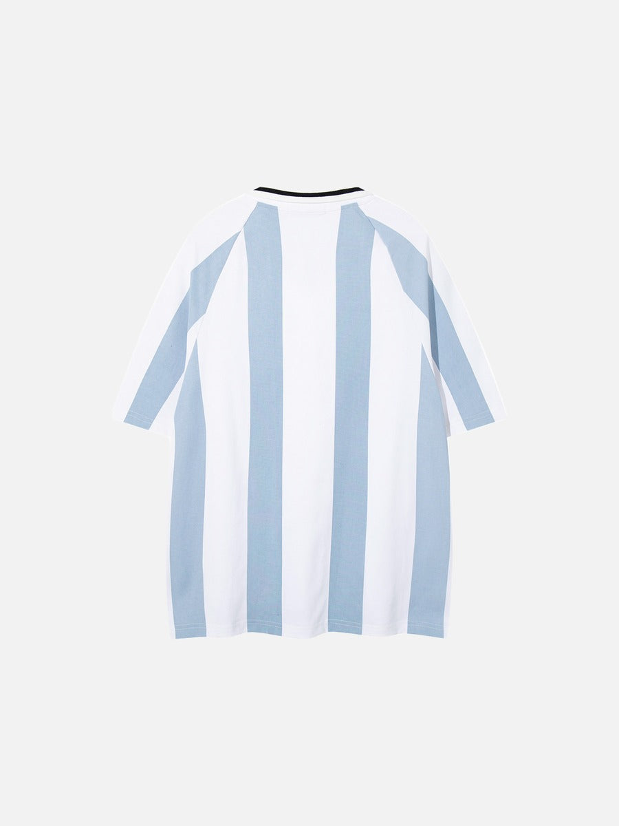 Polo de rayas verticales - Parte superior informal