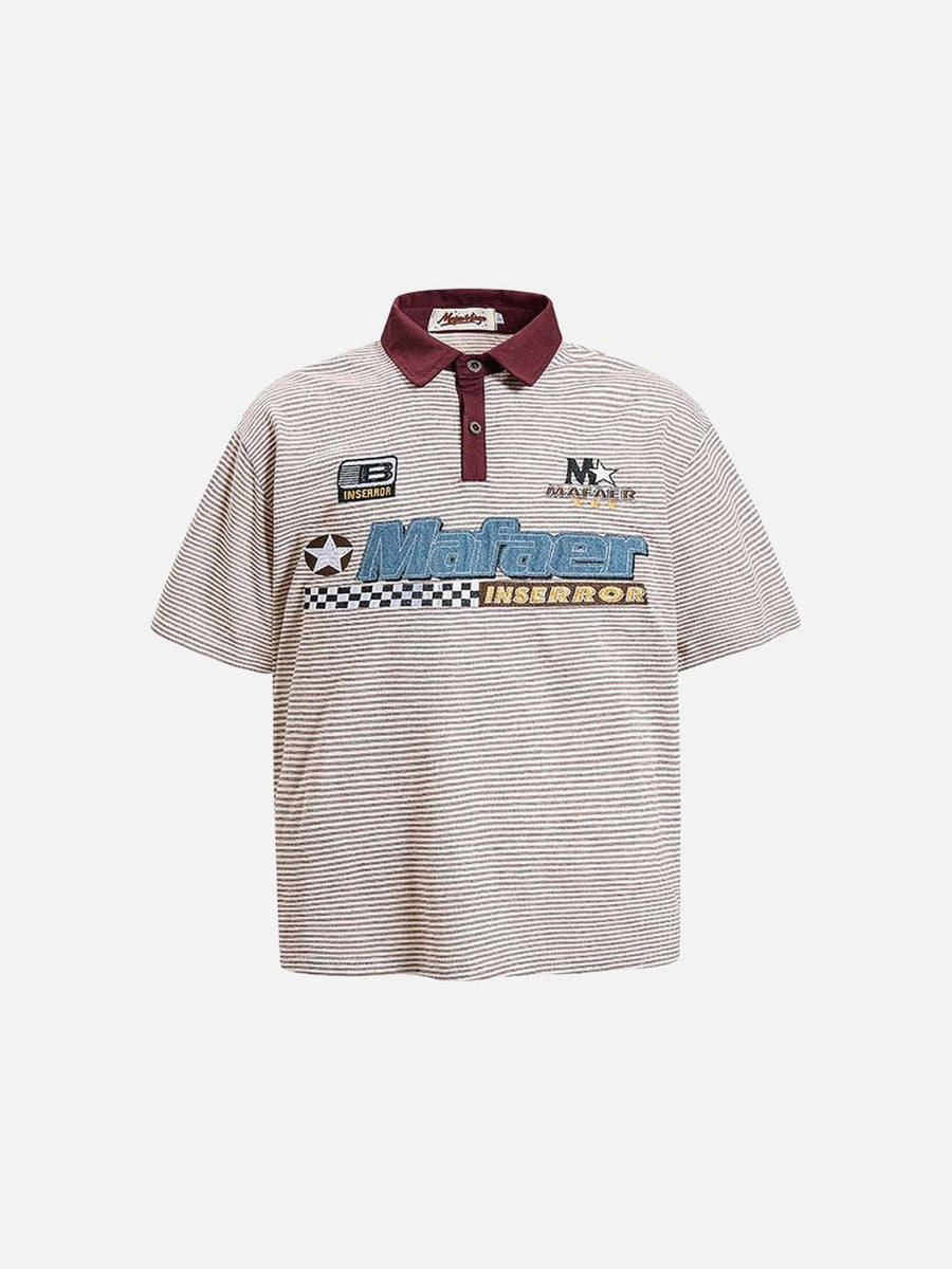 Polo a rayas de inspiración vintage