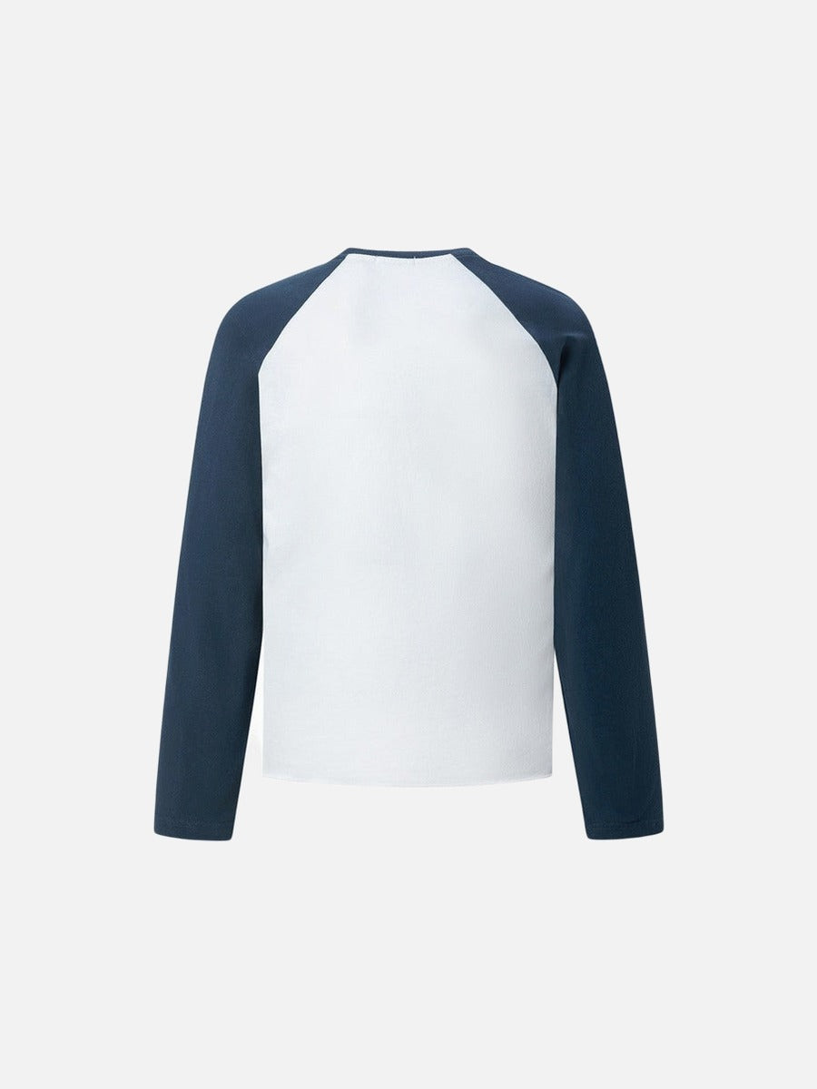 Camiseta Ranglan con Gráfico de Estrella Vintage
