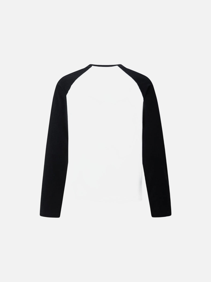 Camiseta Ranglan con Gráfico de Estrella Vintage
