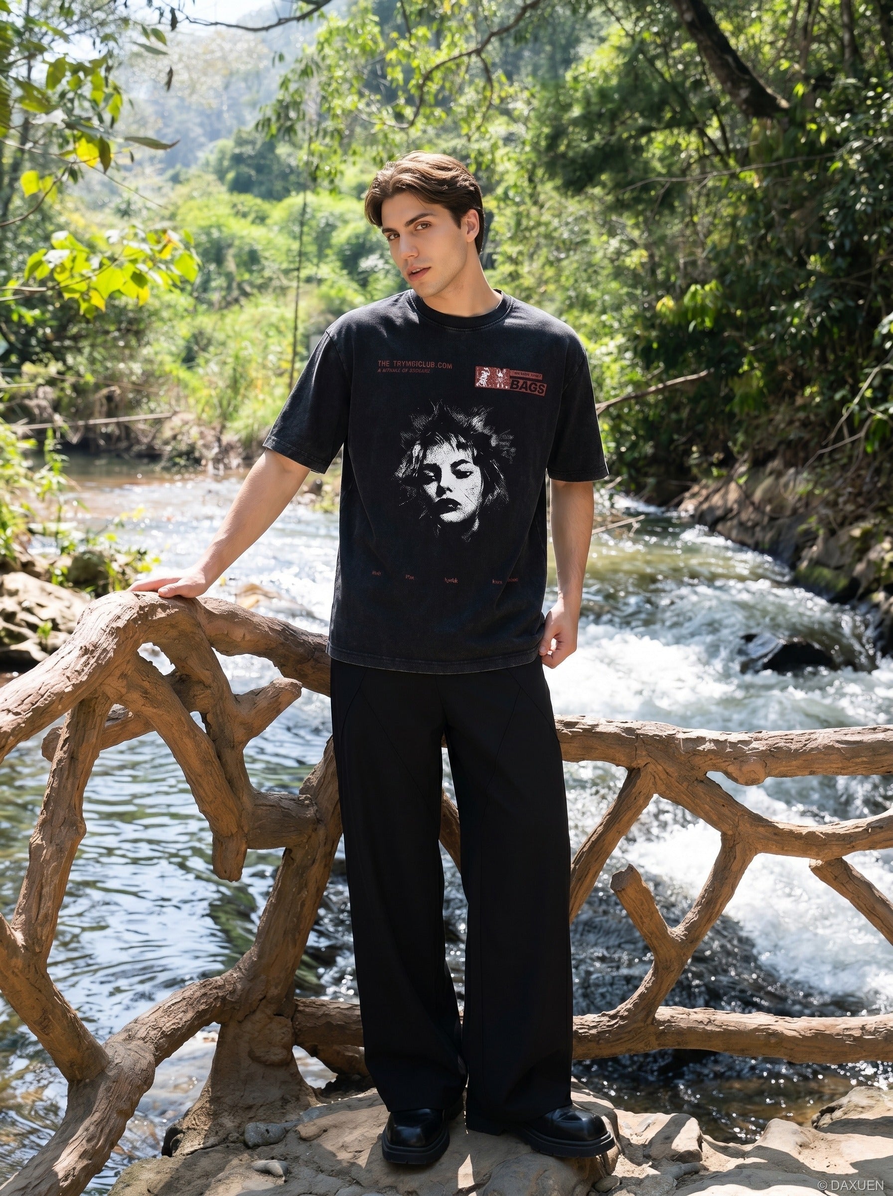 Camiseta gráfica inspirada en el páramo