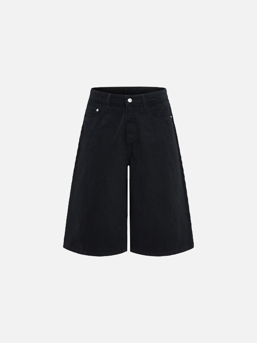 Pantalones cropped de pierna ancha para hombre