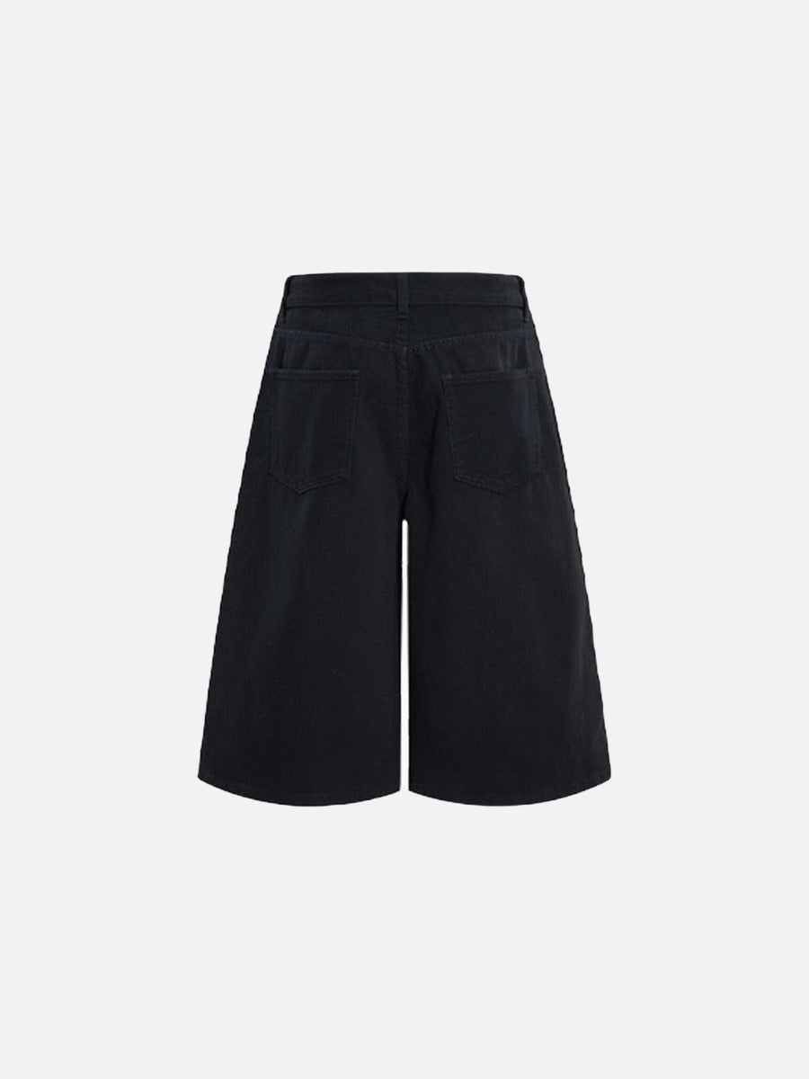 Pantalones cropped de pierna ancha para hombre