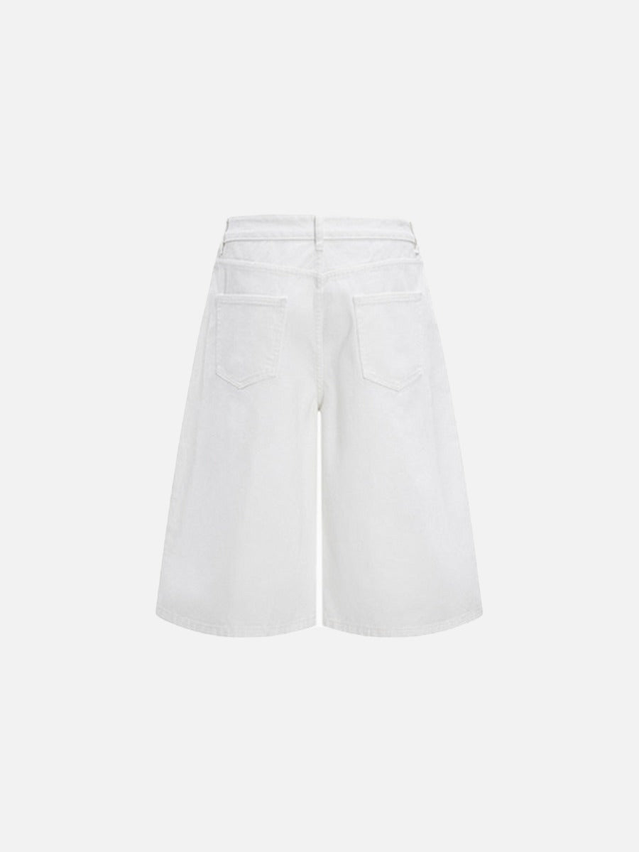 Pantalones cropped de pierna ancha para hombre