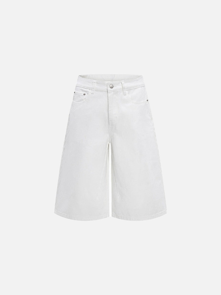 Pantalones cropped de pierna ancha para hombre