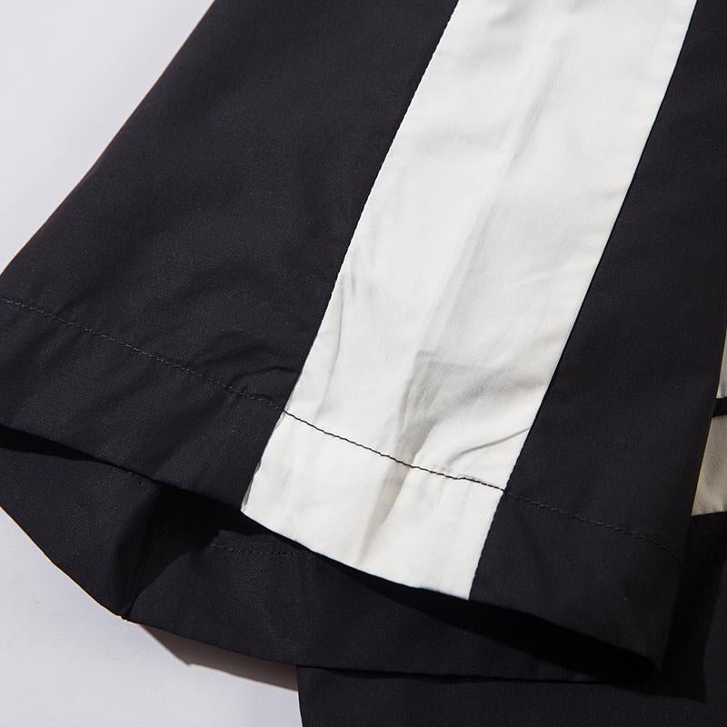 Sports Loose Polo Zip-Up Shirt